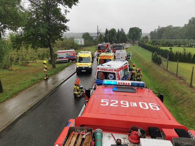 Tragedia w Łódzkiem /KP PSP Rawa Mazowiecka /