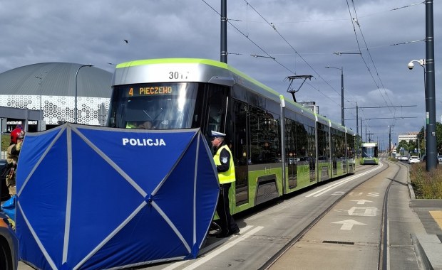Tragedia w Olsztynie. Nie żyje kobieta potrącona przez tramwaj