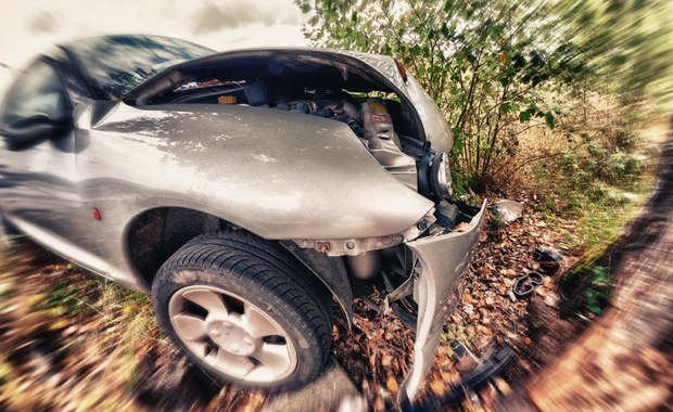 Tragedia w Załężu. Auto z trójką dzieci uderzyło w drzewo 