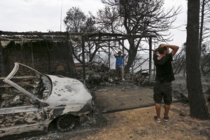 Tragiczne pożary w Grecji. 26 ciał znalezionych razem