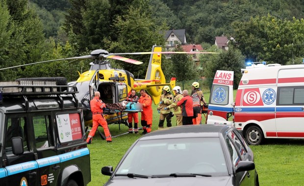 Tragiczne skutki burzy w Tatrach. Alertu RCB nie było, był komunikat IMGW