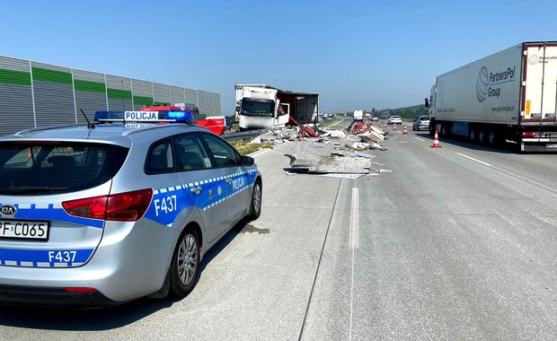 Tragiczne wypadki o poranku na autostradzie A1