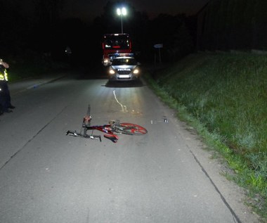 Tragiczne zderzenie rowerzysty z pieszym