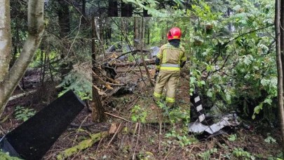 Tragiczny finał poszukiwań śmigłowca w Małopolsce. Stracono z nim łączność