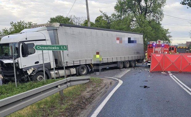 Tragiczny poranek w Chrząstowie. Dwie osoby nie żyją