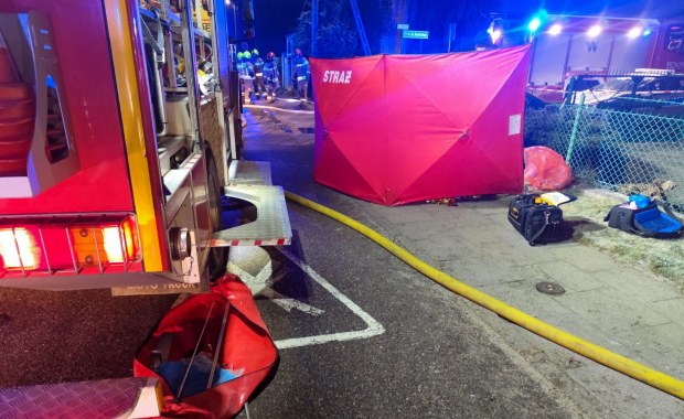 Tragiczny pożar domu na Pomorzu. Nie żyją dwie osoby 