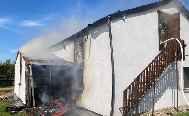 Tragiczny pożar koło Ostródy. Nie żyje 77-latek
