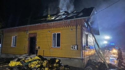 Tragiczny pożar na Podkarpaciu. Dwie osoby nie żyją