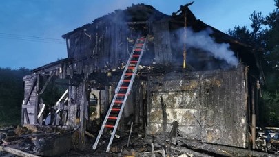 Tragiczny pożar na Pomorzu. Nie żyje dwóch mężczyzn