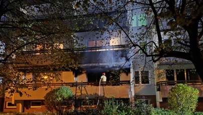 Tragiczny pożar w bloku. Nie żyje jedna osoba, są ranni