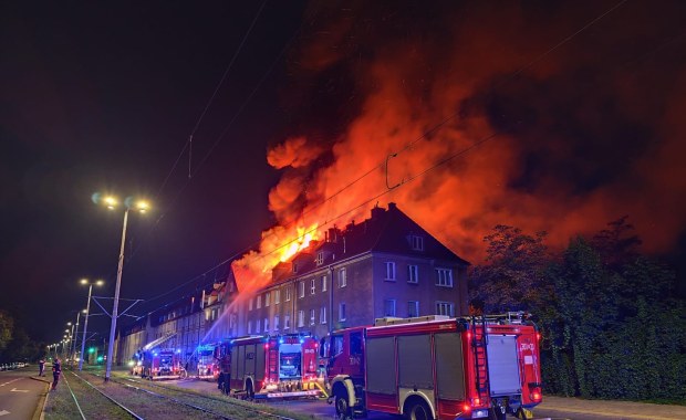 Tragiczny pożar w Gdańsku. Nie żyje jedna osoba, kilkadziesiąt ewakuowano