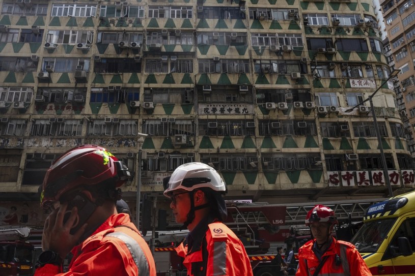 Tragiczny pożar w Hongkongu. W bloku wciąż mogą być ludzie