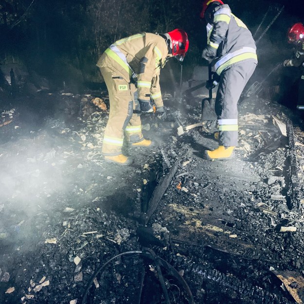 Tragiczny pożar w Kielcach /KM PSP Kielce /