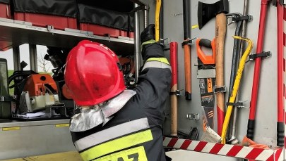 Tragiczny pożar w Pszczynie. Ogień wybuchł na drugim piętrze kamienicy 