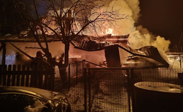 Tragiczny pożar w woj. podlaskim. Nie żyje kobieta i dziecko