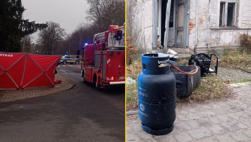 Tragiczny pożar w Zachodniopomorskiem. Jedna osoba nie żyje, ranny strażak