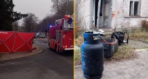 Tragiczny pożar w Zachodniopomorskiem. Jedna osoba nie żyje, ranny strażak