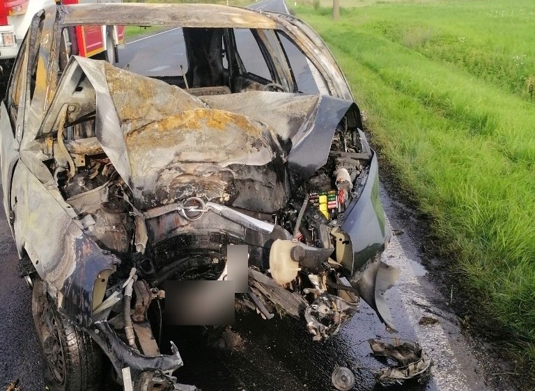 Tragiczny wypadek koło Śremu /KPP ŚREM /