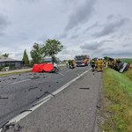 Tragiczny wypadek koło Wrocławia. Dwie osoby nie żyją, duże utrudnienia