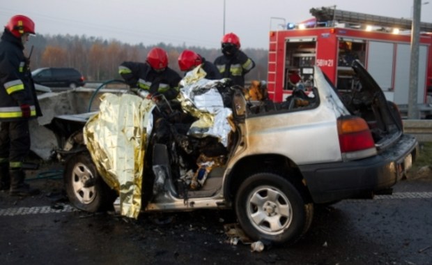 Tragiczny wypadek na A2, 3 osoby nie żyją 