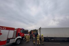 Tragiczny wypadek na A2 w Łódzkiem. Galeria