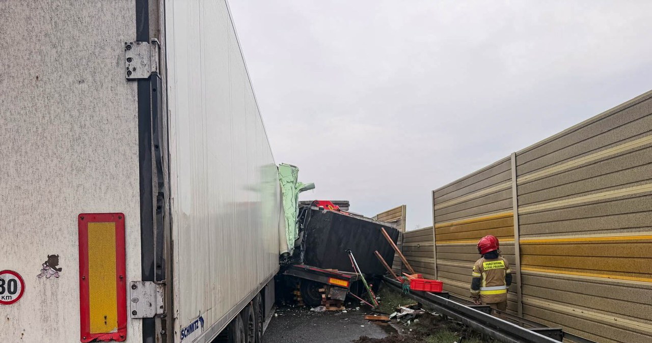 Tragiczny wypadek na A2 w Łódzkiem. Galeria
