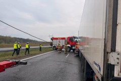 Tragiczny wypadek na A2 w Łódzkiem. Galeria