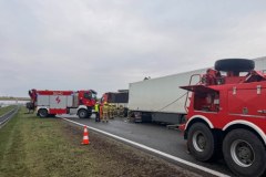 Tragiczny wypadek na A2 w Łódzkiem. Galeria