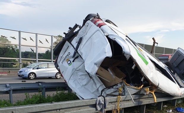 Tragiczny wypadek na A2. Zginęła jedna osoba