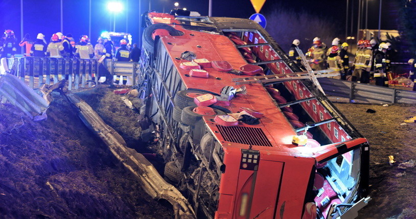 Tragiczny wypadek na A4. Fot. Darek Delmanowicz /PAP