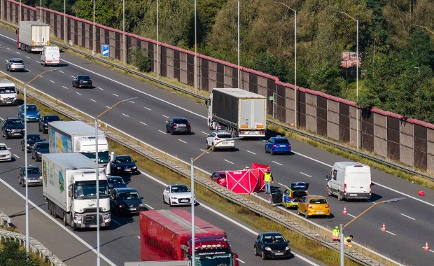 Tragiczny wypadek na A4 w Rudzie Śląskiej. Ogromne utrudnienia dla kierowców