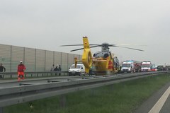 Tragiczny wypadek na A4. Zginęła 1 osoba, 6 zostało rannych