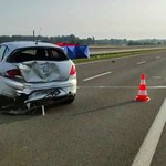Tragiczny wypadek na autostradzie A4. Zginęła po wyjściu z rozbitego auta