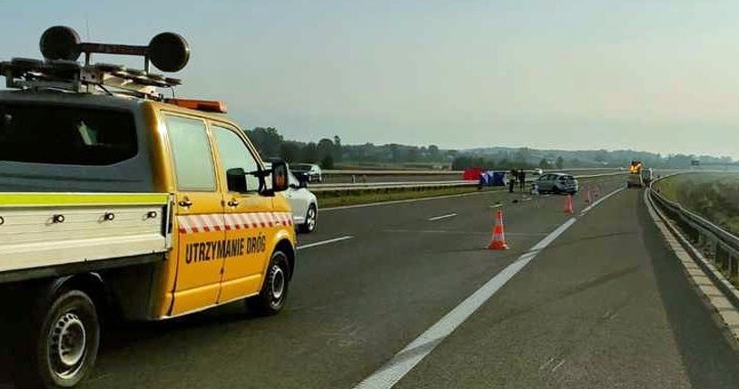 Tragiczny wypadek na autostradzie A4 /Policja