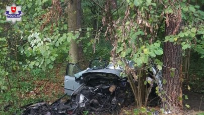 ​Tragiczny wypadek na Lubelszczyźnie. Zginęło dwóch młodych mężczyzn