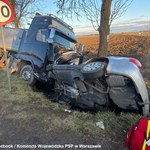 Tragiczny wypadek na Mazowszu. Nie żyje jedna osoba