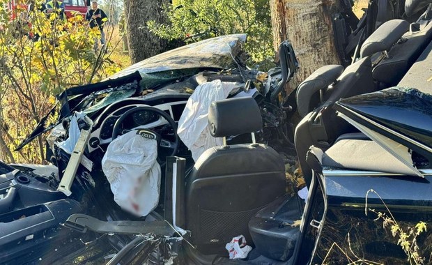 Tragiczny wypadek na Podkarpaciu. Nie żyje 2 mężczyzn