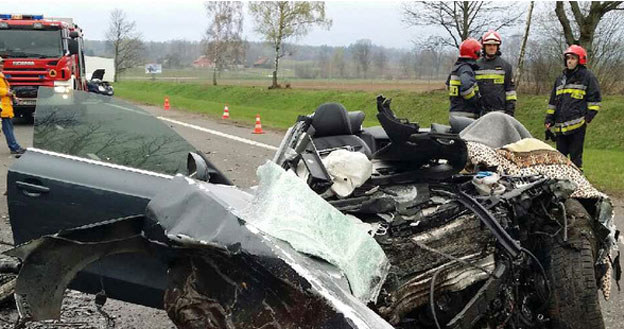 Tragiczny wypadek na S22. 3 osoby nie żyją /Informacja prasowa