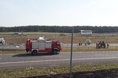 Tragiczny wypadek na S7. Auta stanęły w ogniu 