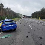 Tragiczny wypadek pod Bełchatowem. Nie żyje jedna osoba