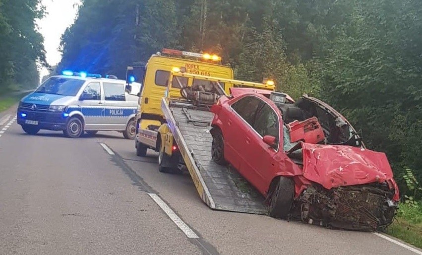 Tragiczny wypadek pod Ciechanowem /Policja
