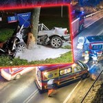 Tragiczny wypadek pod Wrocławiem. Pasażer BMW zginął na miejscu