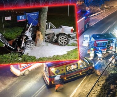 Tragiczny wypadek pod Wrocławiem. Pasażer BMW zginął na miejscu