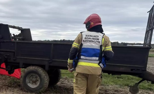 Tragiczny wypadek podczas prac polowych. Zginął wciągnięty przez maszynę
