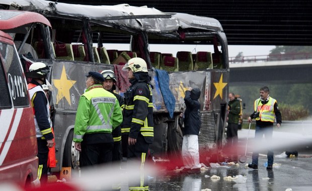 Tragiczny wypadek polskiego autokaru w Niemczech