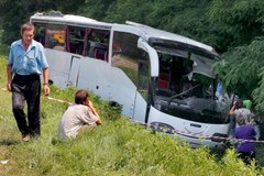 Tragiczny wypadek rosyjskiego autokaru na Ukrainie