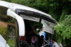 Tragiczny wypadek rosyjskiego autokaru na Ukrainie