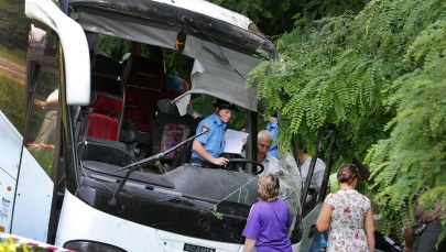 Tragiczny wypadek rosyjskiego autokaru na Ukrainie