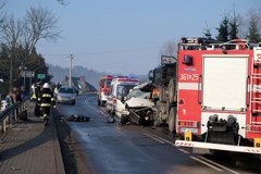 Tragiczny wypadek w Birczy, 2 osoby nie żyją