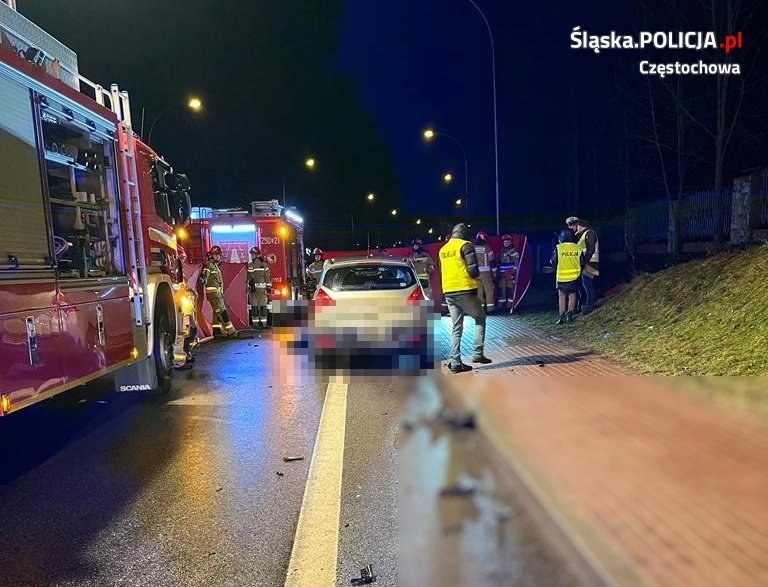 Tragiczny wypadek w Częstochowie (zdjęcie archiwalne) /KMP Częstochowa /